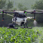 Drone DJI MG-1S. Fonte: YouTube (DJI)